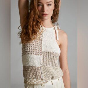 Anthropologie Halter Tank Top Sweater (size XS)